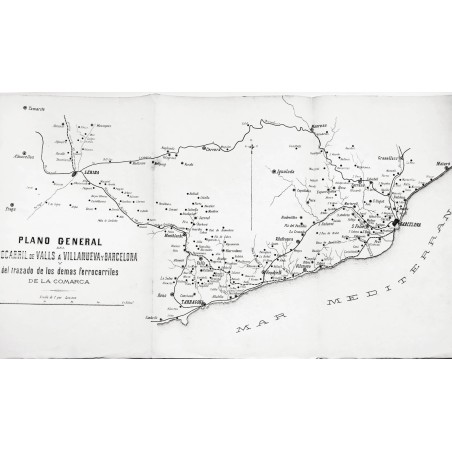 El ferrocarril de Vilanova i la Geltrú a Barcelona