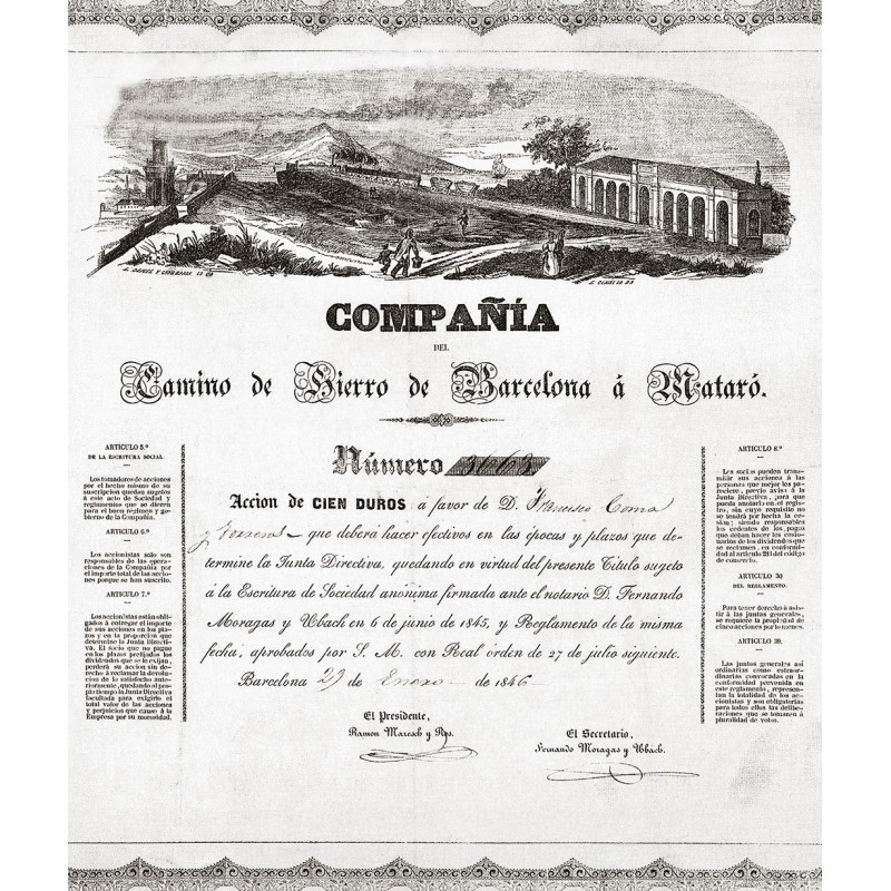 EL PRIMER FERROCARRIL DE LA PENÍNSULA
