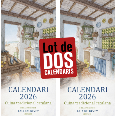 CALENDARI CUINA TRADICIONAL CATALANA 2026