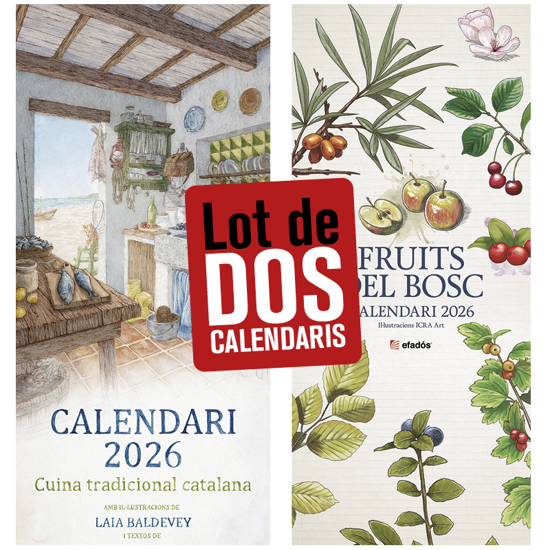 CALENDARI CUINA TRADICIONAL CATALANA + FRUITS DEL BOSC 2026