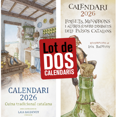 CALENDARI CUINA TRADICIONAL CATALANA + FOLLETS I MINAIRONS 2026