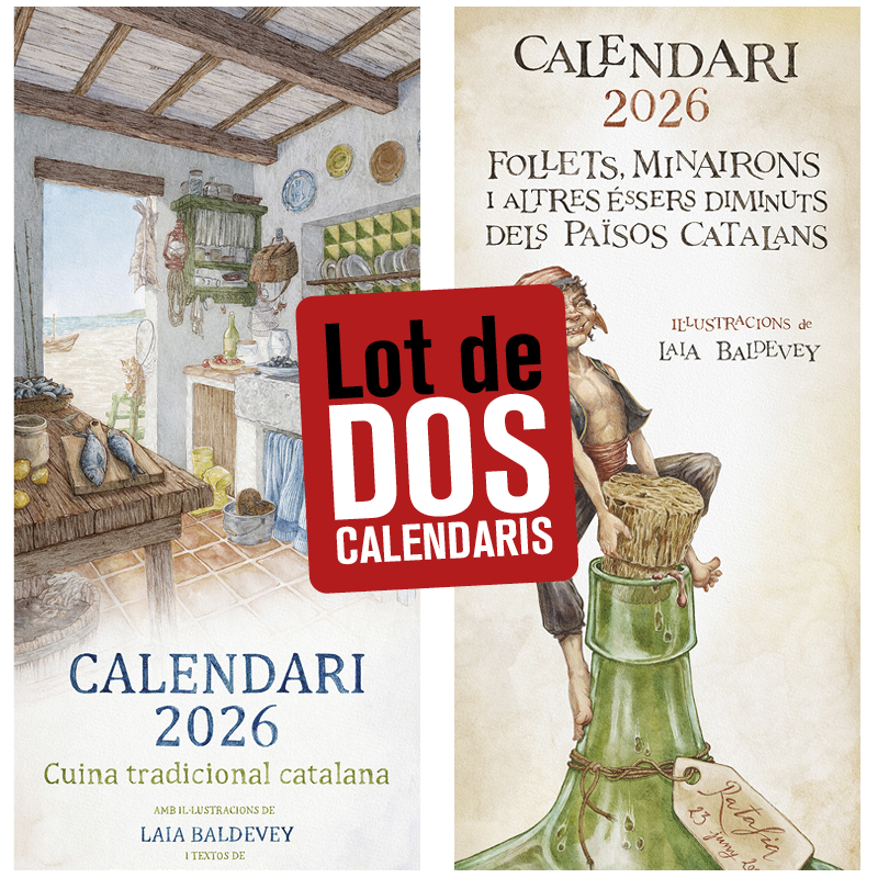 CALENDARI CUINA TRADICIONAL CATALANA + FOLLETS I MINAIRONS 2026
