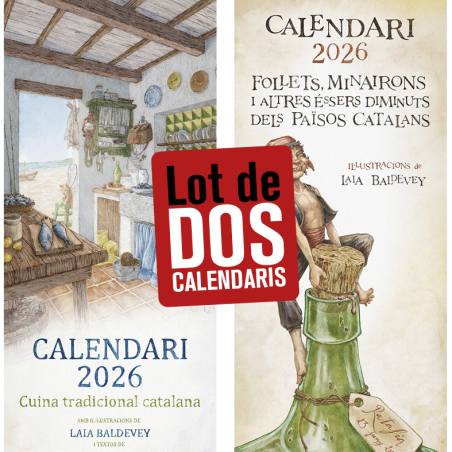 CALENDARI CUINA TRADICIONAL CATALANA + FOLLETS I MINAIRONS 2026