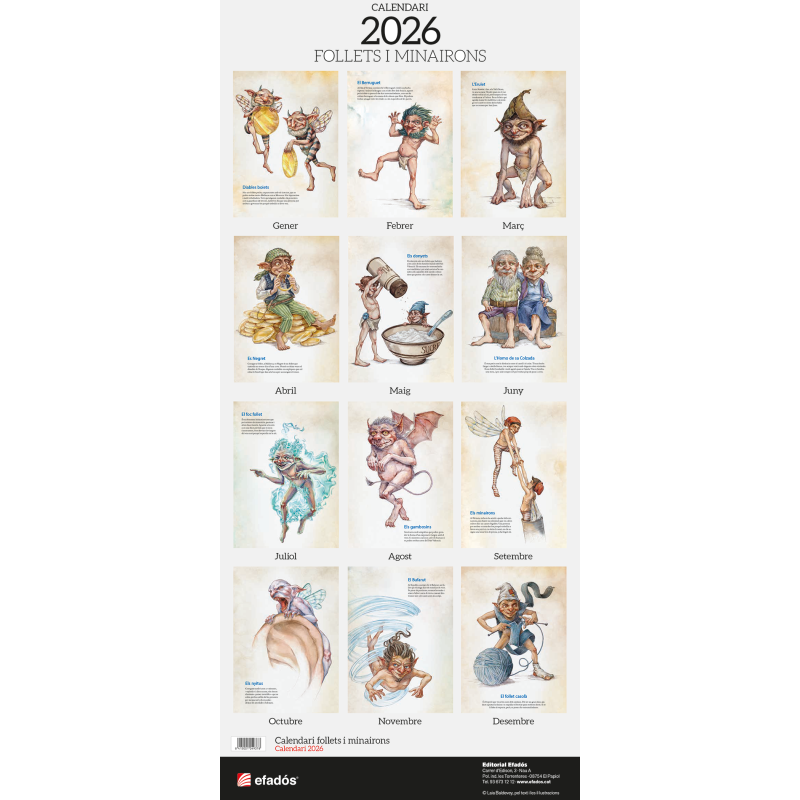 CALENDARI FULLETS I MINAIRONS + FRUITS DEL BOSC 2026