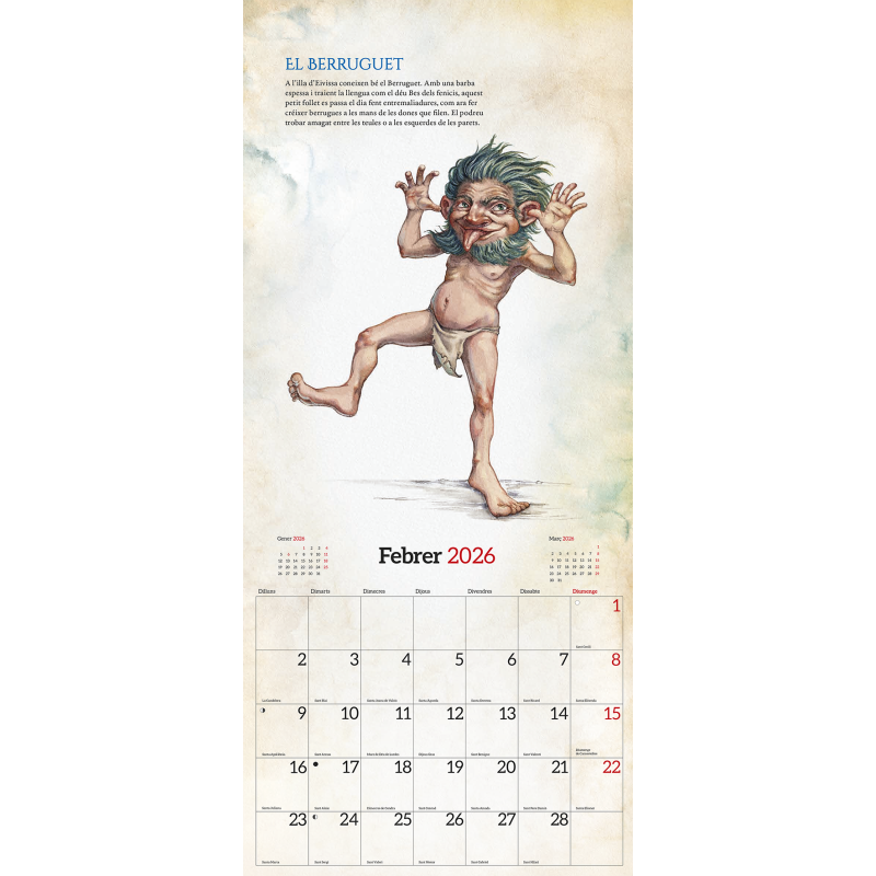 CALENDARI FULLETS I MINAIRONS + FRUITS DEL BOSC 2026
