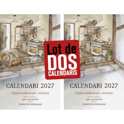 CALENDARIO COCINA TRADICIONAL CATALANA 2027