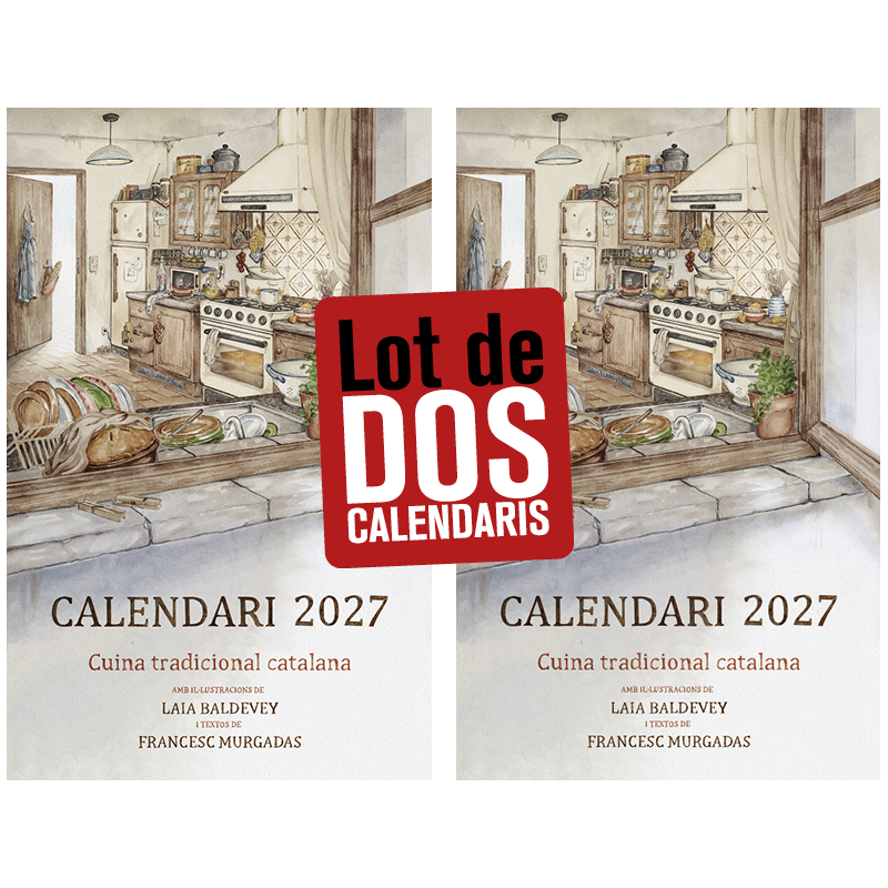 CALENDARIO COCINA TRADICIONAL CATALANA 2027