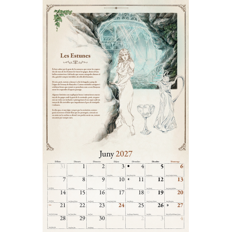 CALENDARIO LEYENDAS Y OTRAS HISTORÍAS DE POR TODO DE CATALUÑA 2027