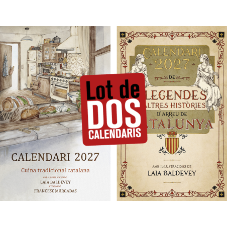 CALENDARIO COCINA TRADICIONAL + LEYENDAS 2027