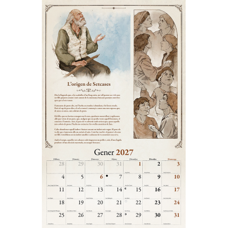 CALENDARIO COCINA TRADICIONAL + LEYENDAS 2027
